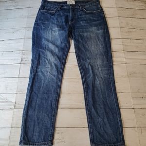 Current elliot high cropped straight‎ leg jeans size 27
